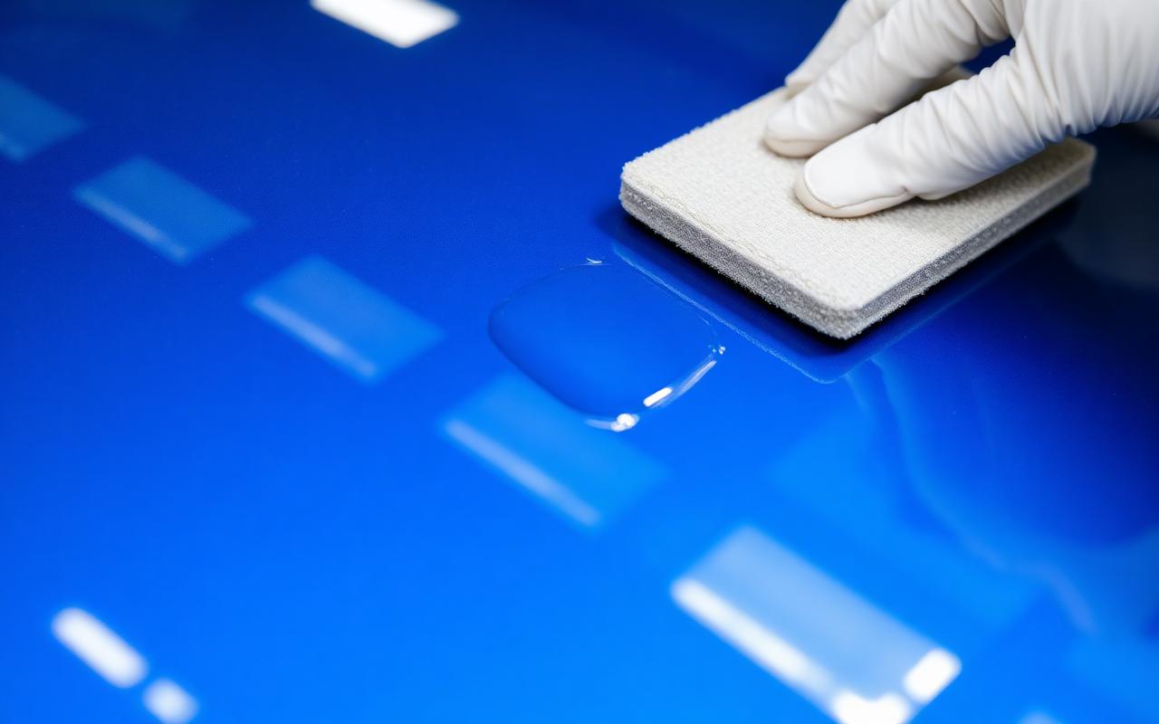 Ceramic coating application